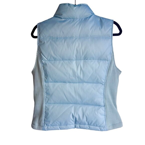 GAP Puffy Vest Women’s Medium Baby Blue - Picture 3 of 6
